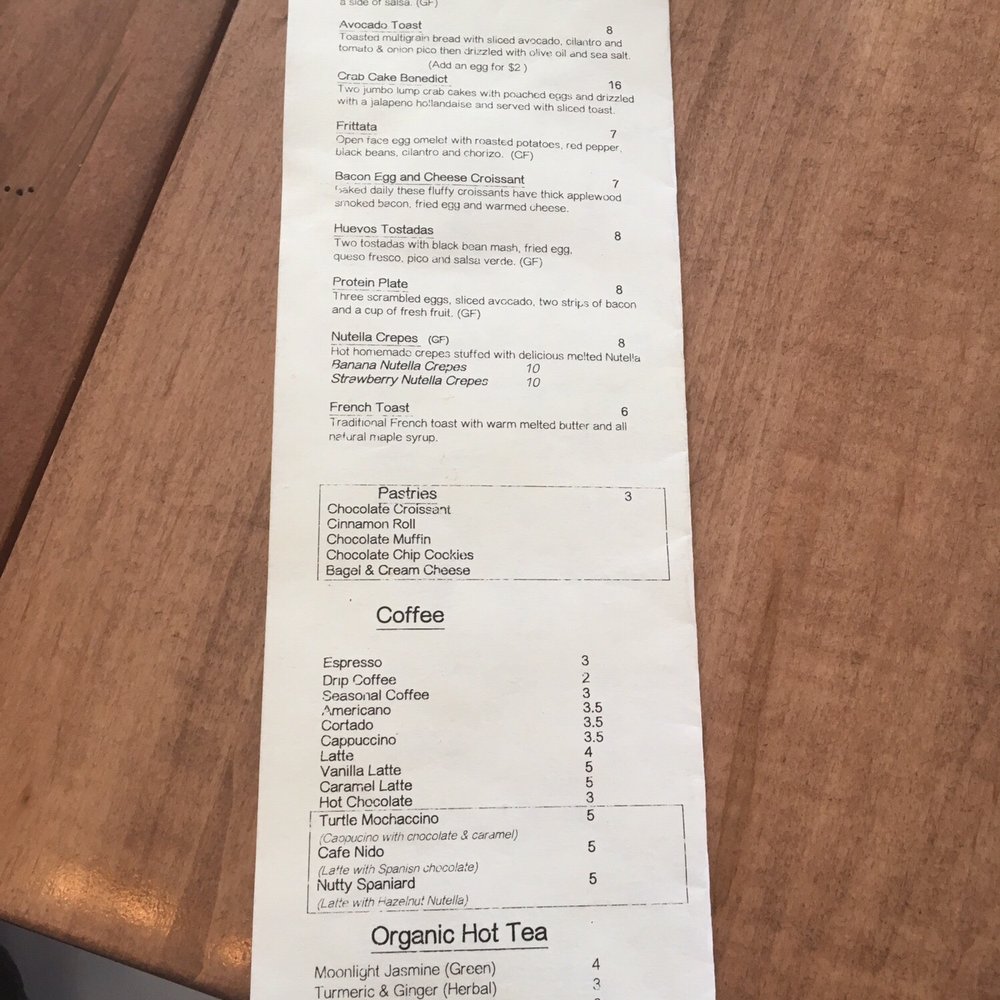 Nido Cafe - Breakfast menu - Coffee & Tea Near Me - Cumming, Georgia Nido Cafe - Breakfast menu - Coffee & Tea Near Me - Cumming, Georgia