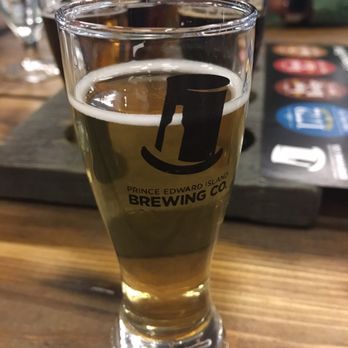 PEI Brewing Company - A generous pour from the sampler - Breweries Near Me - Charlottetown, Prince Edward Island