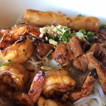 Phò Envy - Vermicelli with pork and grilled shrimp. - Vietnamese Near Me - Dallas, Texas Phò Envy - Vermicelli with pork and grilled shrimp. - Vietnamese Near Me - Dallas, Texas
