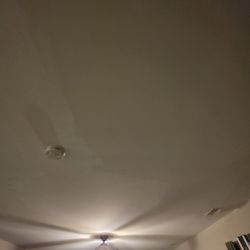 Black Sheep Construction - The ceiling with a stretch of unmatched paint.