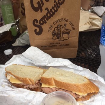 The Cheese Shop - Roast Beef, Edam cheese and extra house dressing on French bread - yum! - Cheese Shops Near Me - Williamsburg, Virginia The Cheese Shop - Roast Beef, Edam cheese and extra house dressing on French bread - yum! - Cheese Shops Near Me - Williamsburg, Virginia