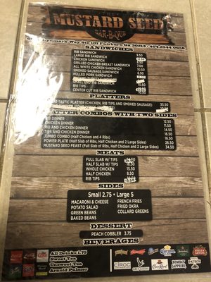 Menu photo 6 The Mustard Seed Fairburn, GA