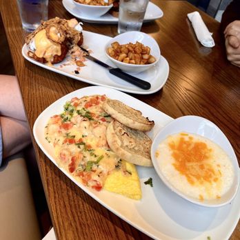 Another Broken Egg Cafe - Lobster & Brie Omelette, Crab Cake Benedict, Classic Bacon Burger - Breakfast & Brunch Near Me - Austin, Texas