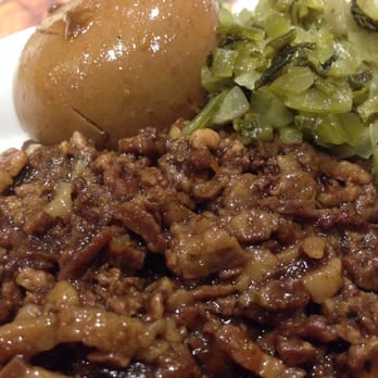 Asian Legend - Zoomed in minced pork - Taiwanese Near Me - Ann Arbor, Michigan