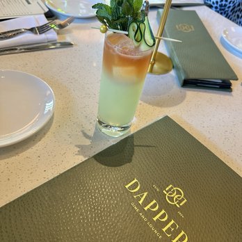 Dapper Dine & Lounge - Cucumber ango splash - Cocktail Bars Near Me - Riverside, California Dapper Dine & Lounge - Cucumber ango splash - Cocktail Bars Near Me - Riverside, California