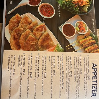 Andaman Thai - Menu 5/10/24 - Thai Near Me - Walnut Creek, California