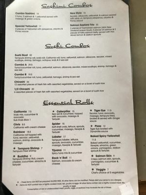 Menu photo 2 Suehiro Japanese Restaurant Fort Collins, CO