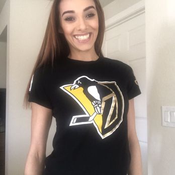 Customistic - Penguin/Golden Knights hockey T-shirt. - Screen Printing/T-Shirt Printing Near Me - Las Vegas, Nevada
