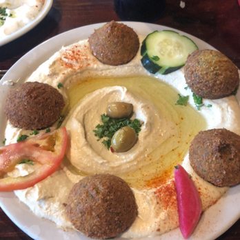Jerusalem Grill - Falafel and hummus platter - Mediterranean Near Me - San Antonio, Texas Jerusalem Grill - Falafel and hummus platter - Mediterranean Near Me - San Antonio, Texas