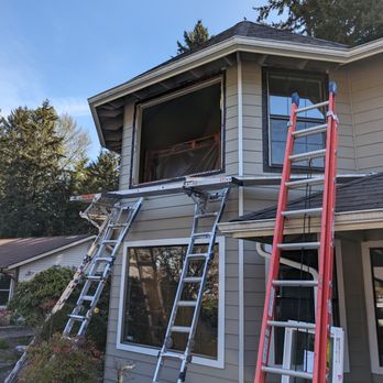 Energy Exteriors NW - Day 1 replacing upstairs windows - Windows Installation Near Me - Bothell, Washington