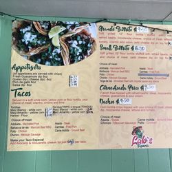 Lalo's Taqueria - Menu.