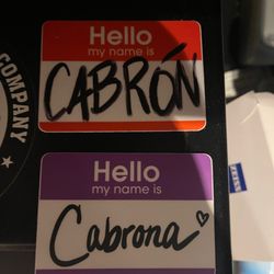 Brotique 505 - Name tag stickers