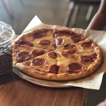 Blaze Pizza - Pepperoni pizza - Salad Near Me - Clovis, California
