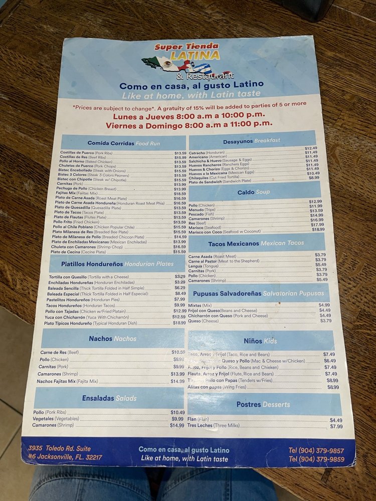 Super Tienda Latina & Restaurant 