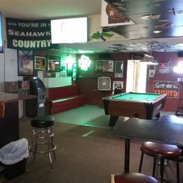 Pool table area.