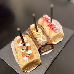 Shikeda Bento Patisserie - Cake roll "birthday cake"