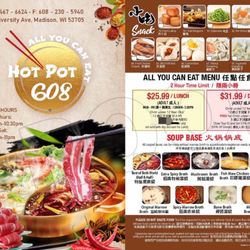 Hot Pot 608 - New Menu
