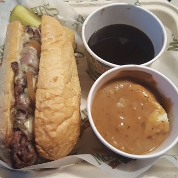 McAlister's Deli - French Dip w/ Mashed Potatoes - Salad Near Me - North Olmsted, Ohio McAlister's Deli - French Dip w/ Mashed Potatoes - Salad Near Me - North Olmsted, Ohio
