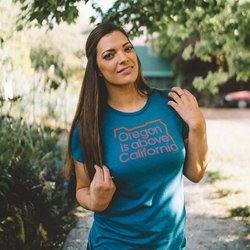 Oregon is Above California Tee