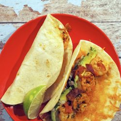 Los Mejores Tacos Catering Service - Shrimp Tacos !!