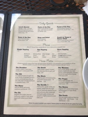 Menu photo 5 Bambinos Cafe on Delmar Springfield, MO