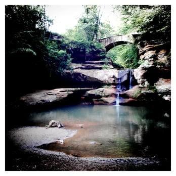 Chalets in Hocking Hills - Upper falls at Old Mans Cave - Vacation Rentals Near Me - Logan, Ohio Chalets in Hocking Hills - Upper falls at Old Mans Cave - Vacation Rentals Near Me - Logan, Ohio