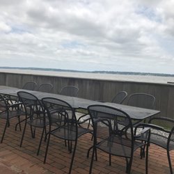 Dale House Cafe - Patio seating with a relaxing view of the James river