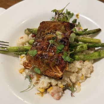 Walker's Tap & Table - Salmon w/risotto - Beer Bar Near Me - Glenwood, Maryland Walker's Tap & Table - Salmon w/risotto - Beer Bar Near Me - Glenwood, Maryland
