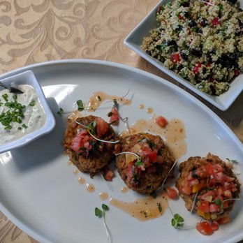 Chef's Table Catering - Jackfruit crab cakes - Caterers Near Me - Philadelphia, Pennsylvania
