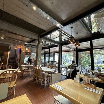Gardenias - View from seating - Breakfast & Brunch Near Me - Parque Leloir, C Gardenias - View from seating - Breakfast & Brunch Near Me - Parque Leloir, C