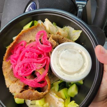 Luna Grill Poway - The new 7 layer bowl. Does not look like the picture on the app. - Mediterranean Near Me - Poway, California