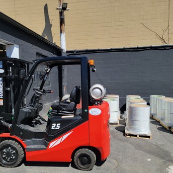 Atlantic Gutters - a forklift in a warehouse - General Contractors Near Me - Pawtucket, Rhode Island