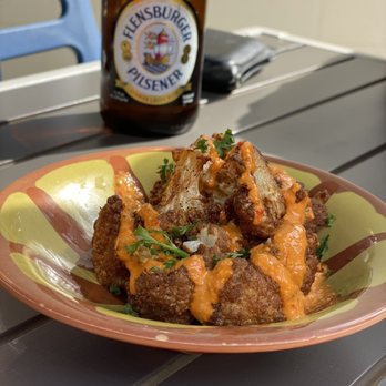 falafel x bar - Flash Spicy Fried Cauliflower - Wine Bars Near Me - Jacksonville, Florida falafel x bar - Flash Spicy Fried Cauliflower - Wine Bars Near Me - Jacksonville, Florida
