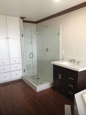 Custom Frameless Shower Enclosures - Our custom glass work & frameless showers are unimpeachable in the Santa Barbara and surrounding areas. Elevate your space with a modern & sleek design. With prices that are affordable and quality that is top tier we are looking forward to making a name for ourselves and provide all newcomers with nothing but the best!
--------
Same Week Service | Prices starting as low as $200 | Workmanship Guarantee Custom Frameless Shower Enclosures - Our custom glass work & frameless showers are unimpeachable in the Santa Barbara and surrounding areas. Elevate your space with a modern & sleek design. With prices that are affordable and quality that is top tier we are looking forward to making a name for ourselves and provide all newcomers with nothing but the best!
--------
Same Week Service | Prices starting as low as $200 | Workmanship Guarantee