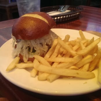 Coronado Brewing - Bratwurst burger - Brewpubs Near Me - Coronado, California Coronado Brewing - Bratwurst burger - Brewpubs Near Me - Coronado, California