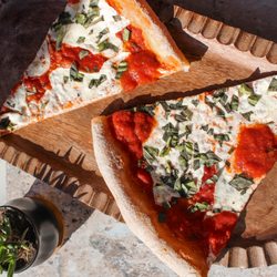 The River Cafe - One of many specialty pizzas.