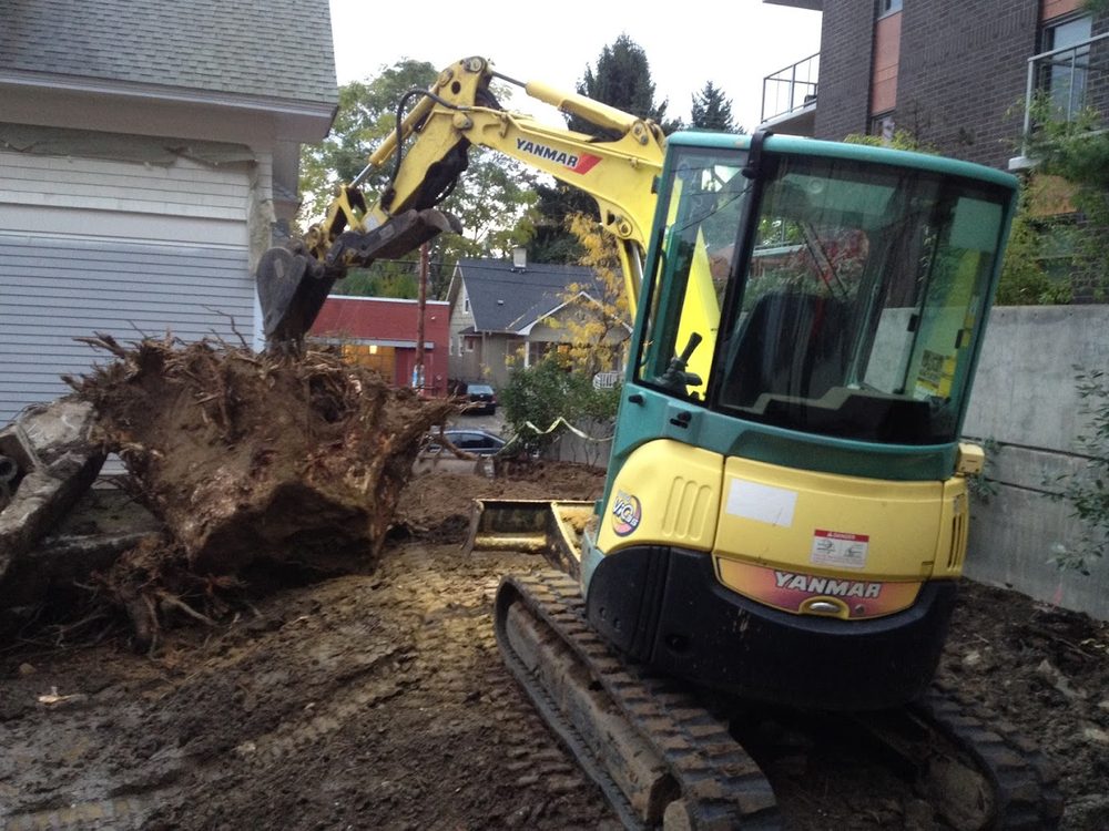 Slide of Northern Eagle Excavation