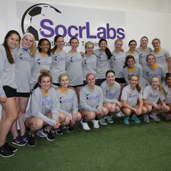 SocrLabs - Warren girls varsity soccer team visiting SocrLabs