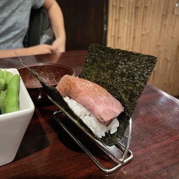 Waraku - Wagyu roast beef hand roll - Izakaya Near Me - Torrance, California
