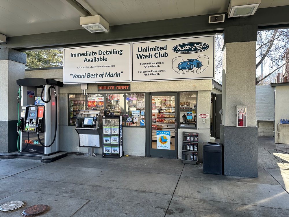 MATT AND JEFF’S FUEL 247 1515 2nd St, San Rafael, California Gas