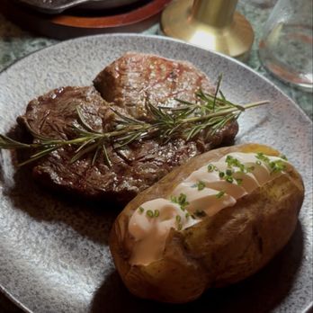 The Wagyu House - G1-Certified Ribeye with loaded potato - Steakhouses Near Me - Hallandale Beach, Florida The Wagyu House - G1-Certified Ribeye with loaded potato - Steakhouses Near Me - Hallandale Beach, Florida