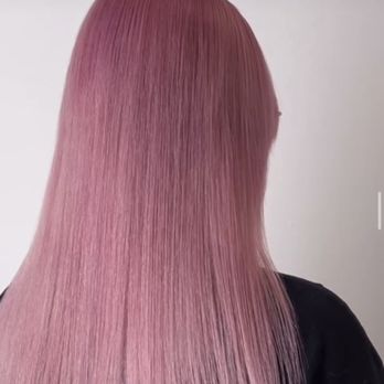Nonstop Style - pastel pink bleached hair from black - Hair Salons Near Me - New York, New York