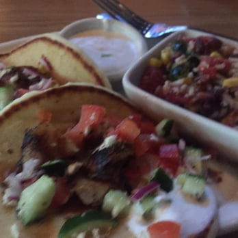 BJ's Restaurant & Brewhouse - Mediterranean chicken tacos - New American Near Me - Laurel, Maryland BJ's Restaurant & Brewhouse - Mediterranean chicken tacos - New American Near Me - Laurel, Maryland