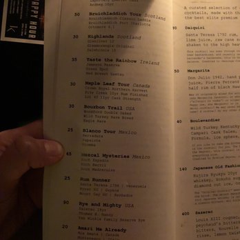 The Keefer Bar - Drink menu - Lounges Near Me - Vancouver, British Columbia