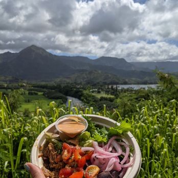 Nourish Hanalei - Rainbow bowl w/ purple sweet potato and quinoa. (Since they ran out of beans and rice) - Acai Bowls Near Me - Hanalei, Hawaii Nourish Hanalei - Rainbow bowl w/ purple sweet potato and quinoa. (Since they ran out of beans and rice) - Acai Bowls Near Me - Hanalei, Hawaii