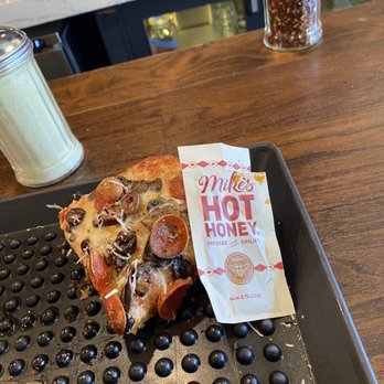 Good Pie - Sicilian Pepperoni + Mikes Hot Honey - Pizza Near Me - Las Vegas, Nevada Good Pie - Sicilian Pepperoni + Mikes Hot Honey - Pizza Near Me - Las Vegas, Nevada