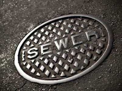 Slide of Evergreen Sewer