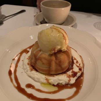 Lupa - Olive Oil Cake with Quince Confettura & Sesame Gelato ($12) - Italian Near Me - New York, New York