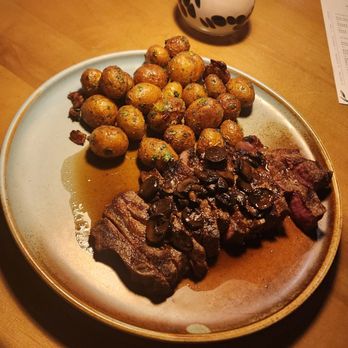 The Bison Restaurant - Alberta striploin for $65 - Canadian (New) Near Me - Banff, Alberta