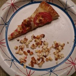 Marco's Pizza - Are you kidding me? Hard, little, symmetrically square, dried-out nubs supposing to be Feta that made noise as they fell off my pizza. YUK!